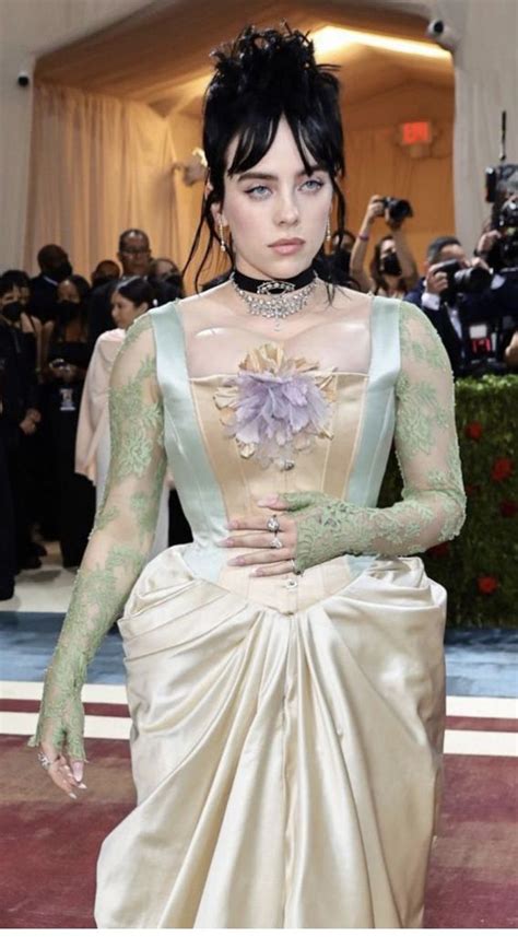 billie eilish cleavage|Billie Eilish In Extremely Plunging Corset Told To Flaunt It